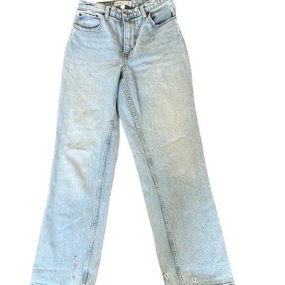 Abercrombie & Fitch Denim - Abercrombie & Fitch ultra high rise straight jeans